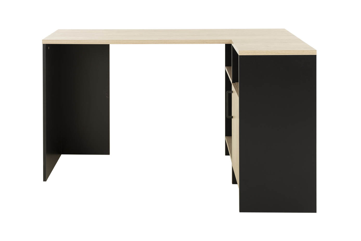 Bureau d'angle avec rangement Lino