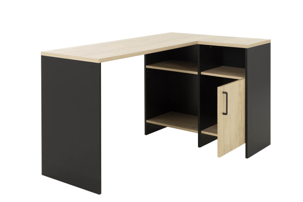 Bureau d'angle avec rangement Lino