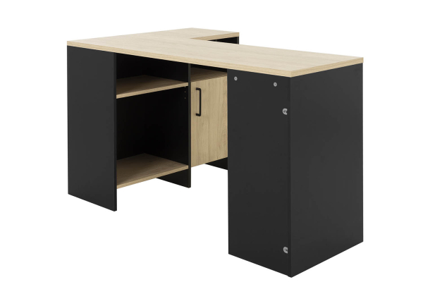 Bureau d'angle avec rangement Lino