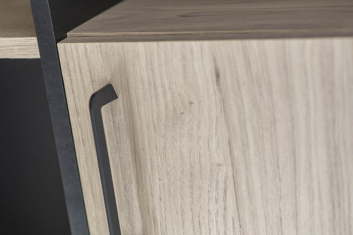 Bureau d'angle avec rangement Lino
