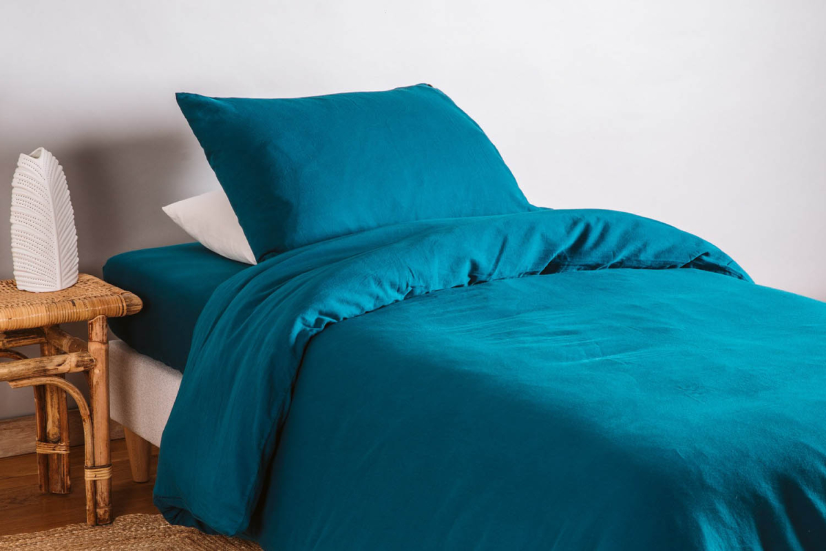 Housse de couette pur Coton Bio Uni