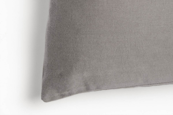 Taie d’oreiller en pur coton bio uni | Maison Aveni