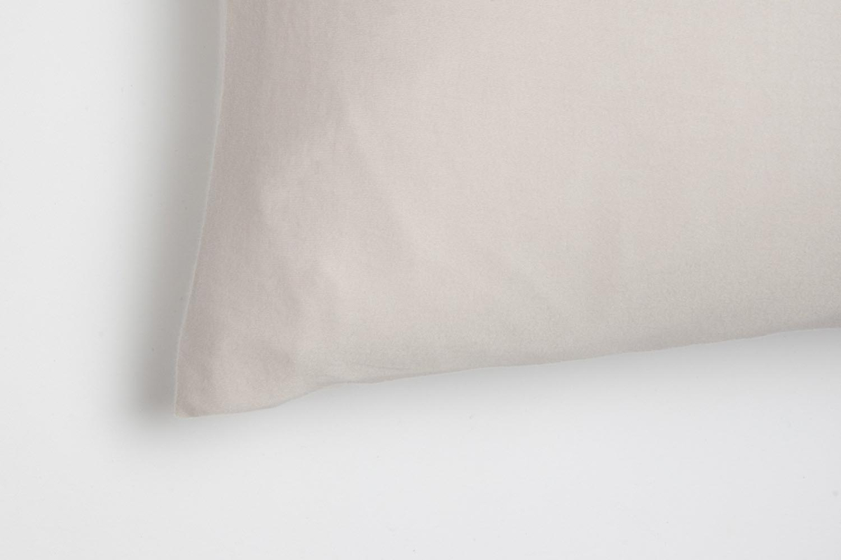 Taie d’oreiller en pur coton bio uni | Maison Aveni