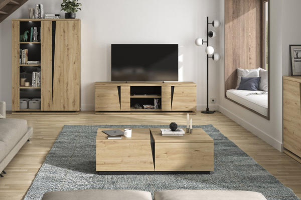 Table basse 1 tiroir 114 cm Bari