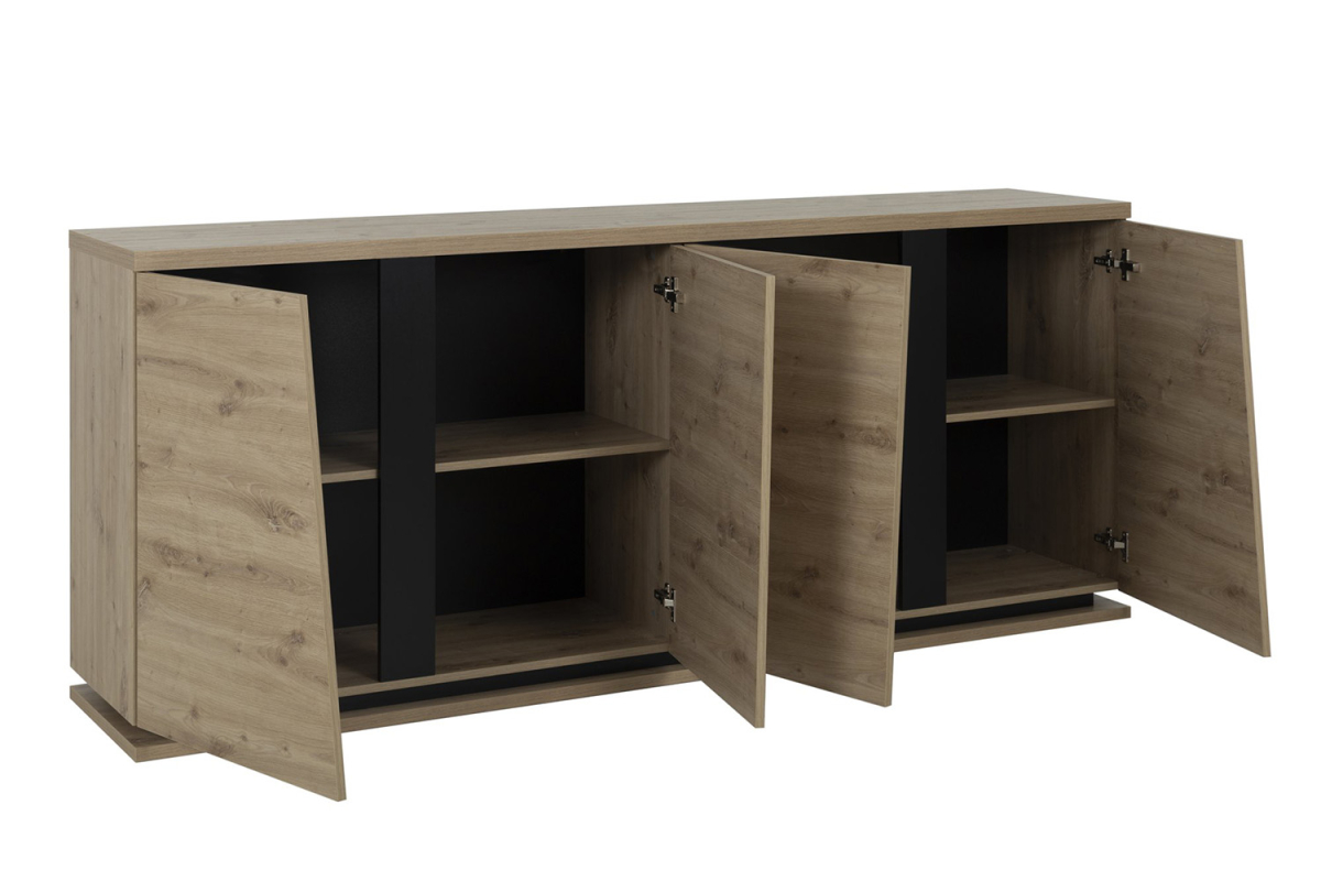 Buffet 4 portes 1 tiroir 213 cm Bari