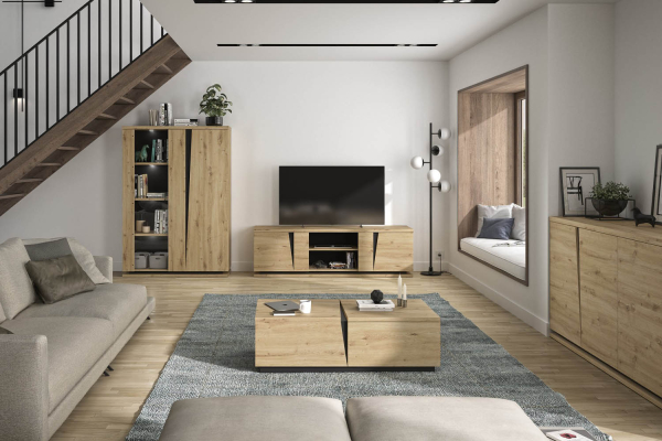 Meuble TV 2 portes 181 cm Bari