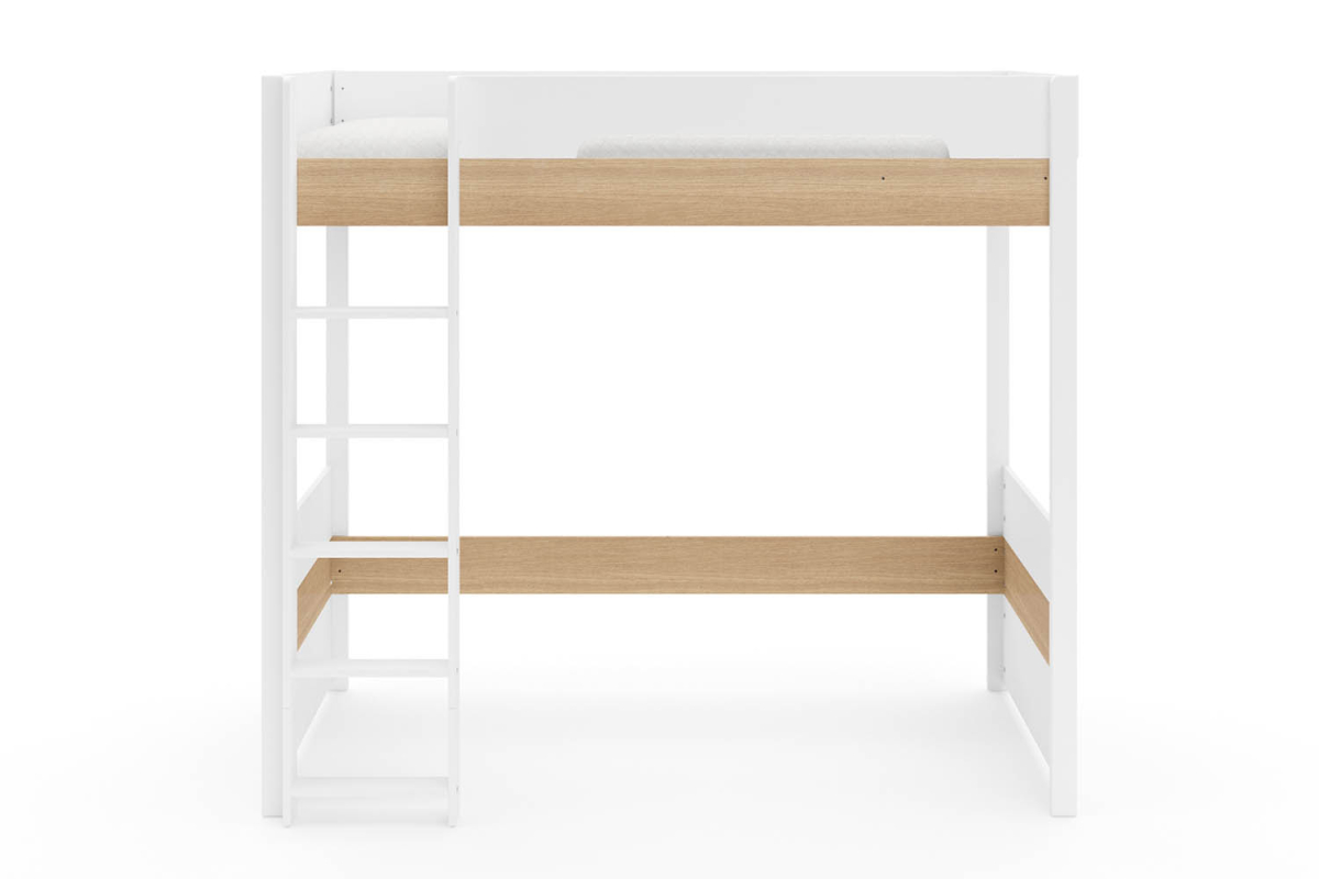 Lit mezzanine en bois Sato