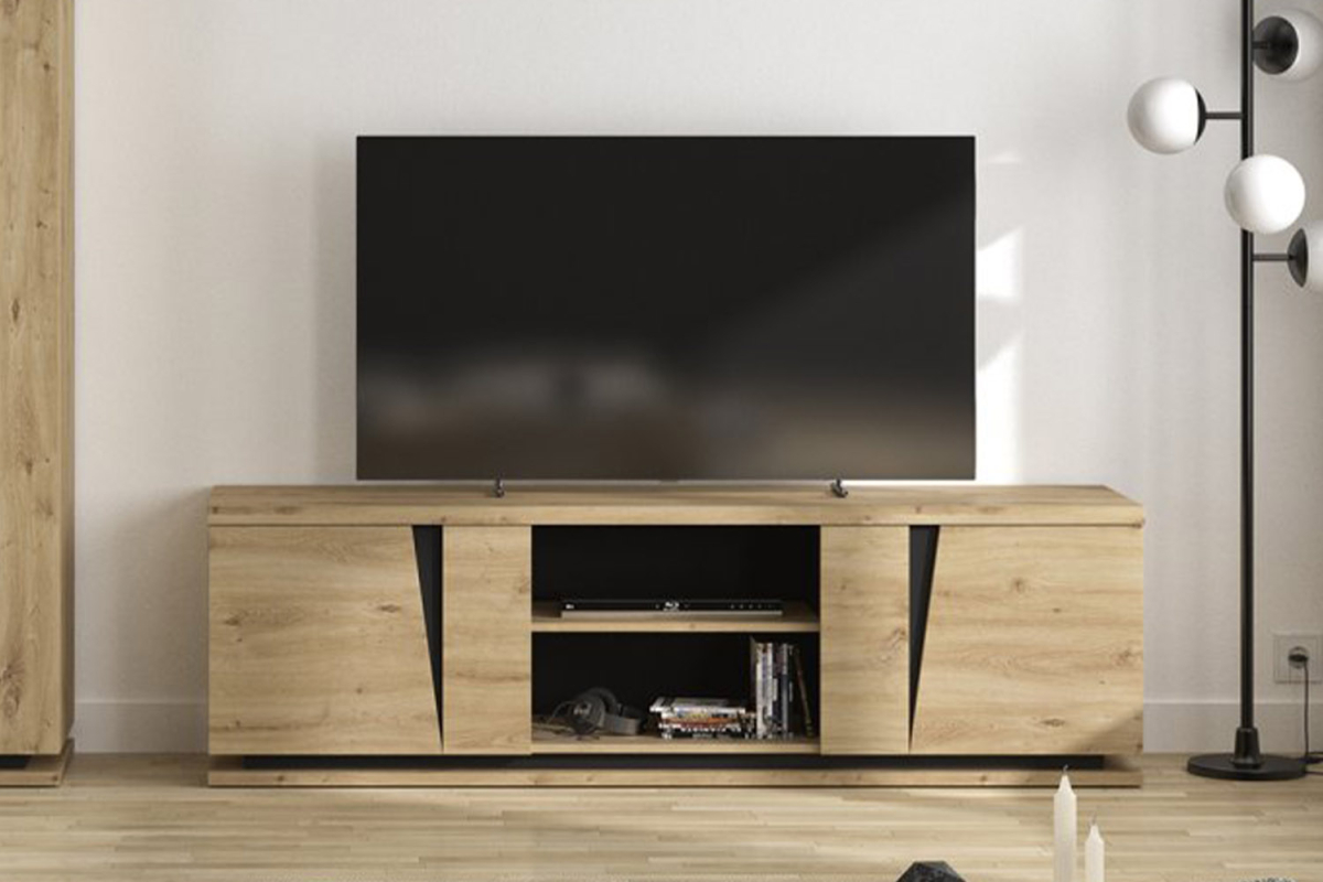 Mobile TV Bari da 181 cm con 2 ante