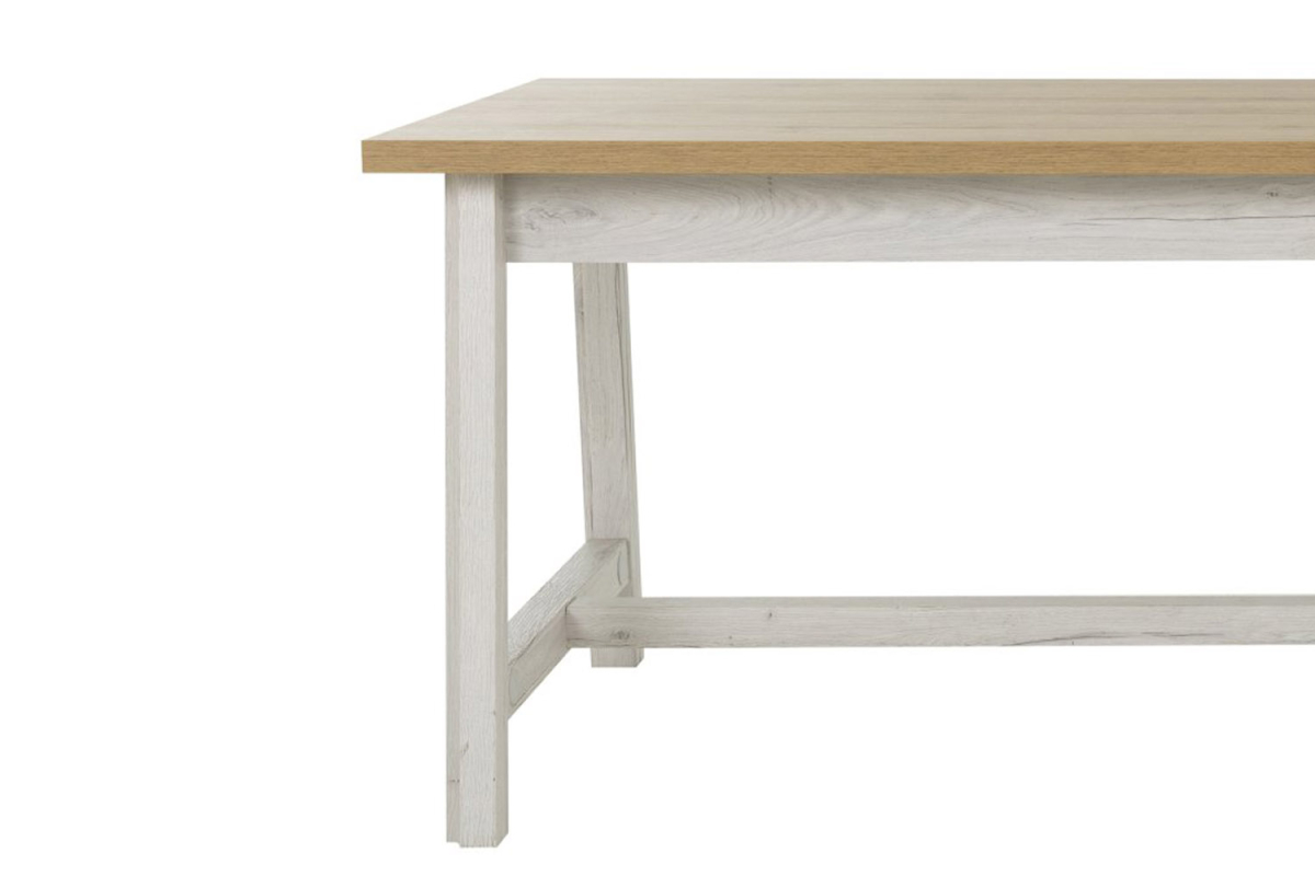 Table avec rallonge 8-10 pers. Céleste