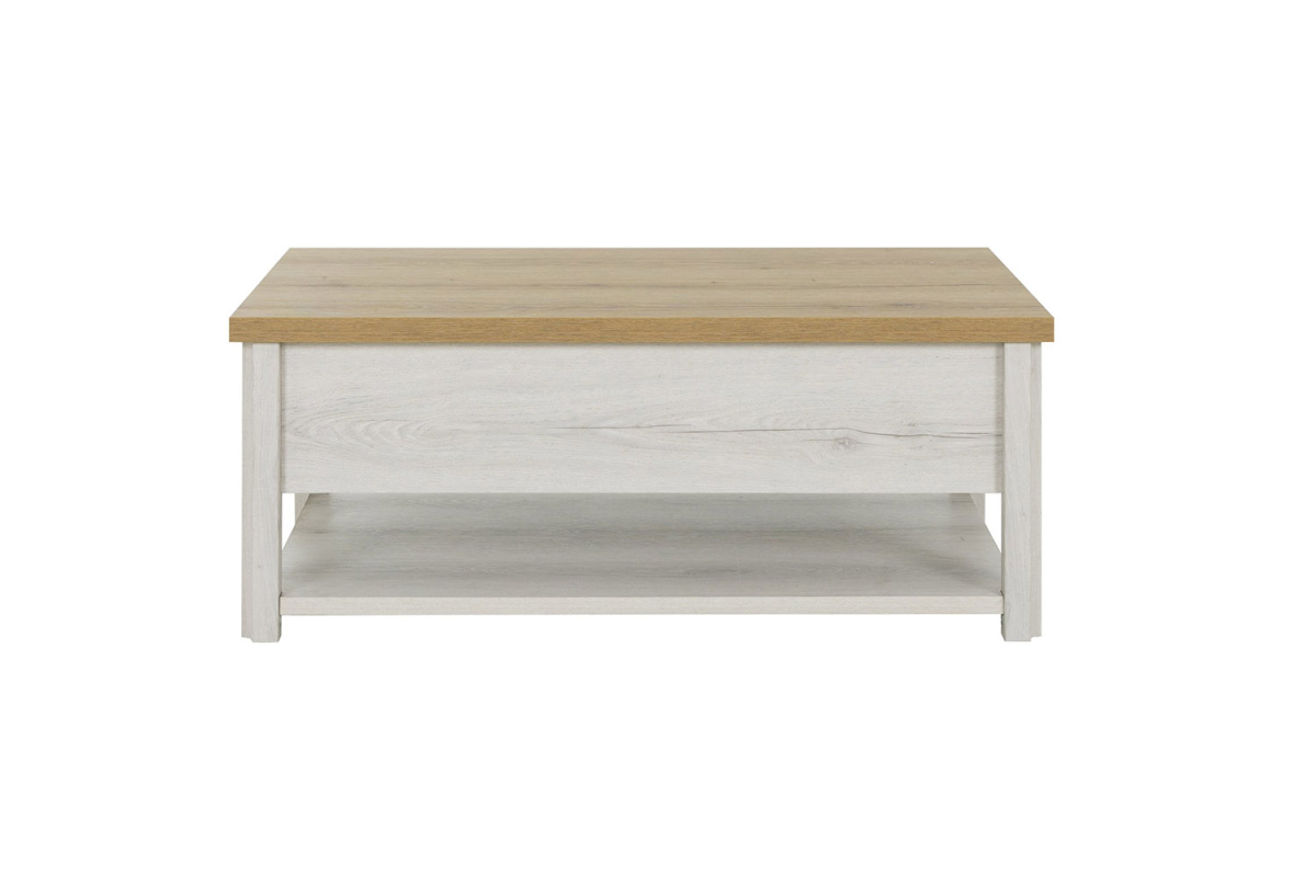 Table basse avec plateau relevable 115 cm Céleste