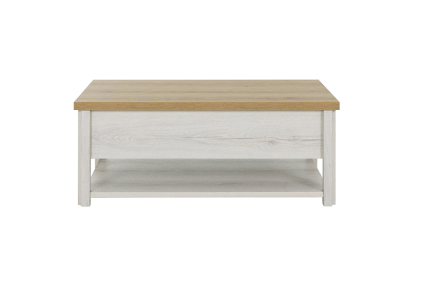 Table basse avec plateau relevable 115 cm Céleste