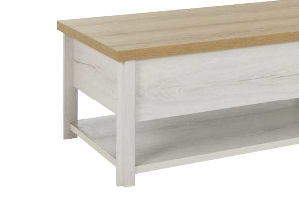 Table basse avec plateau relevable 115 cm Céleste