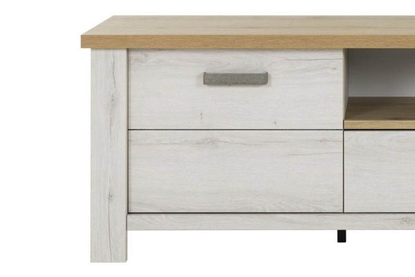Meuble TV 1 tiroir 1 niche 170 cm Céleste