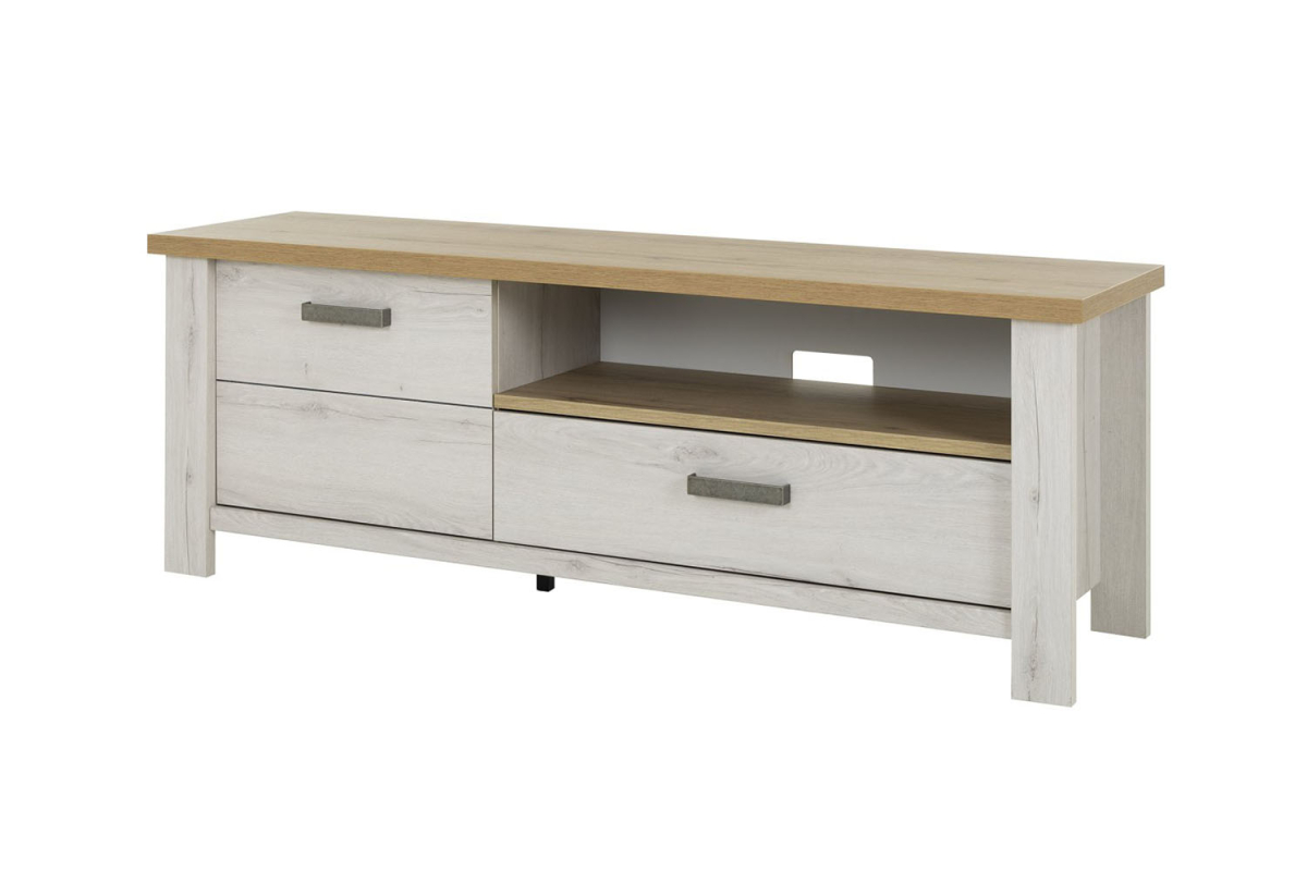 Meuble TV 1 tiroir 1 niche 170 cm Céleste