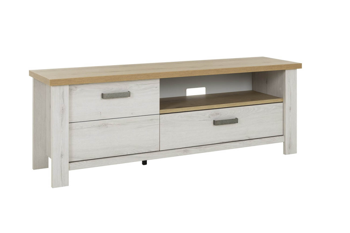 Meuble TV 1 tiroir 1 niche 170 cm Céleste