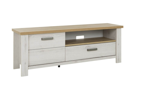 Meuble TV 1 tiroir 1 niche 170 cm Céleste