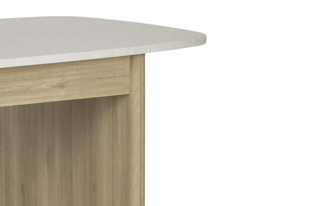 Table avec rallonge effet pierre 8-10 pers. Eos