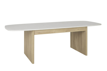 Table avec rallonge effet pierre 8-10 pers. Eos