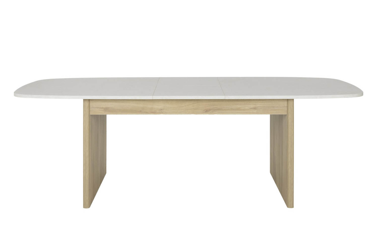 Table avec rallonge effet pierre 8-10 pers. Eos