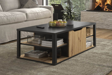 Table basse avec rangement 110 cm Nova