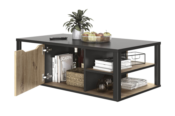 Table basse avec rangement 110 cm Nova