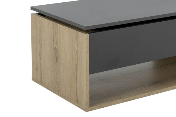 Table basse avec plateau relevable 90 cm Terra