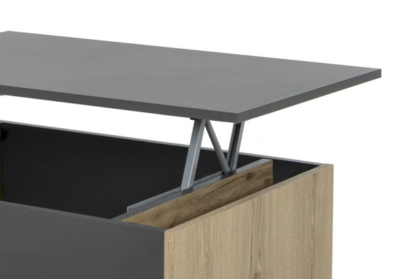 Table basse avec plateau relevable 90 cm Terra