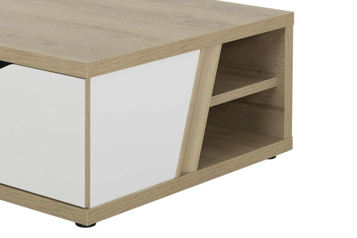 Table basse 1 tiroir carrée 81 cm Tivoli