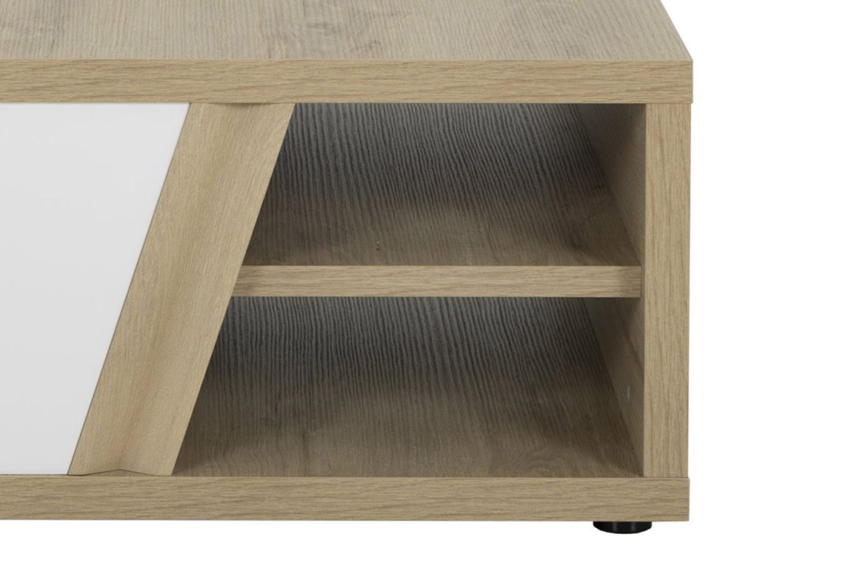 Table basse 1 tiroir carrée 81 cm Tivoli