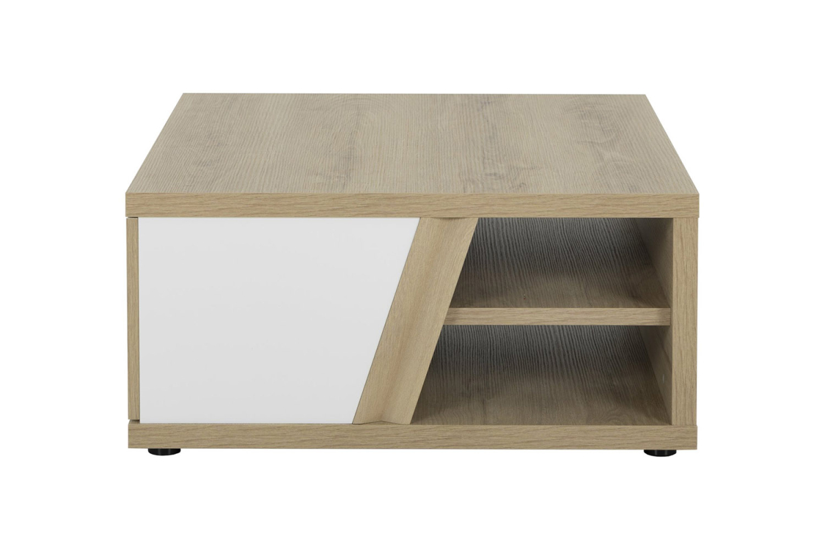 Table basse 1 tiroir carrée 81 cm Tivoli