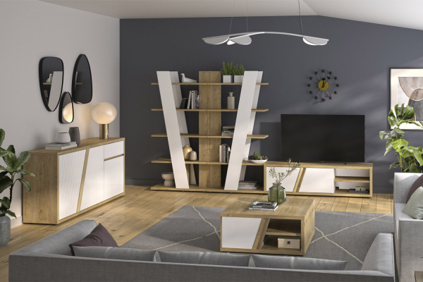 Buffet 3 portes 1 tiroir 185 cm Tivoli