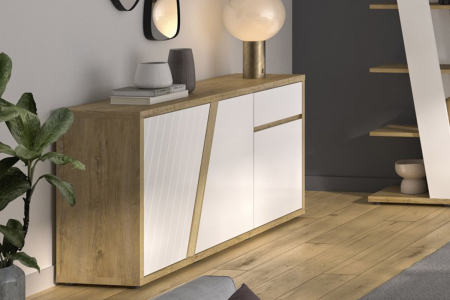 Buffet 3 portes 1 tiroir 185 cm Tivoli