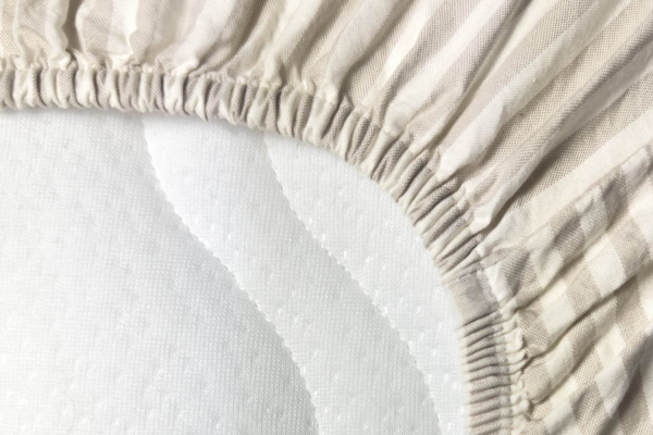 Drap housse Percale de Coton Bio Rayé