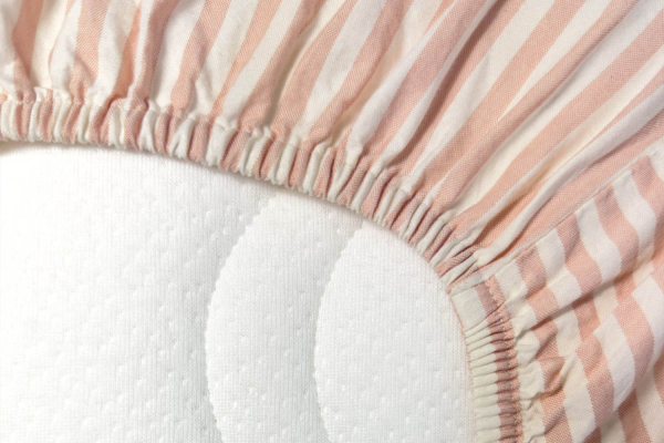 Drap housse Percale de Coton Bio Rayé