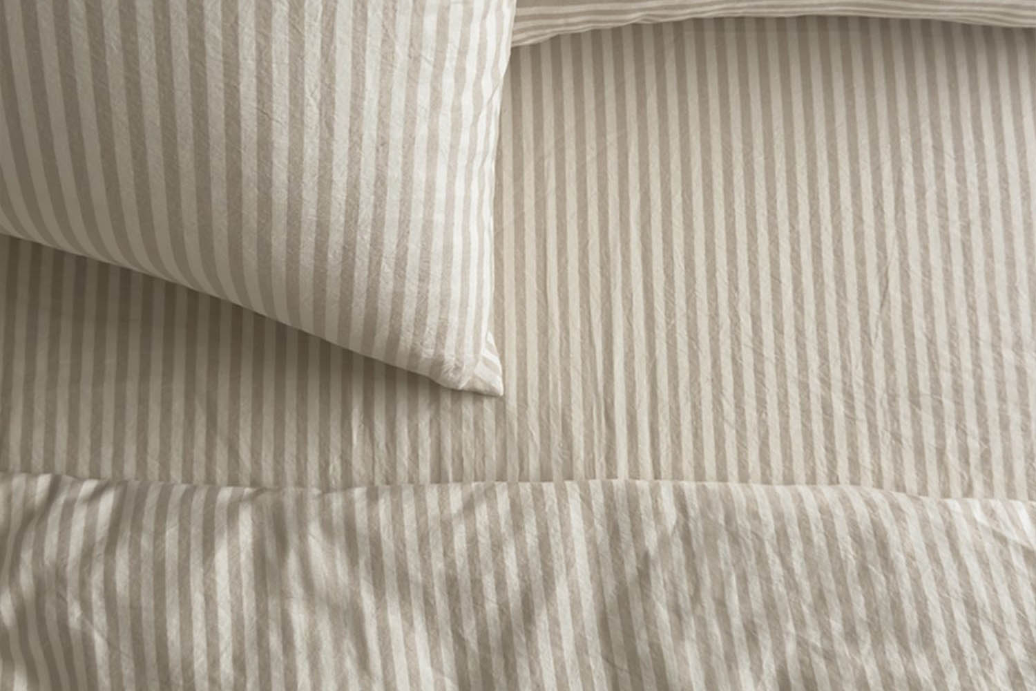 Drap housse Percale de Coton Bio Rayé