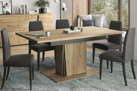 Table avec rallonge 6-8 pers. Bari