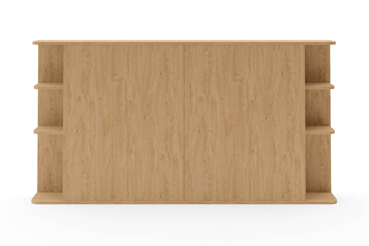 Tête de lit en bois avec rangement 200cm Milla