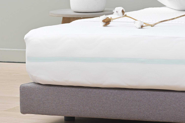 Protège matelas 2 places imperméable et respirant Coton