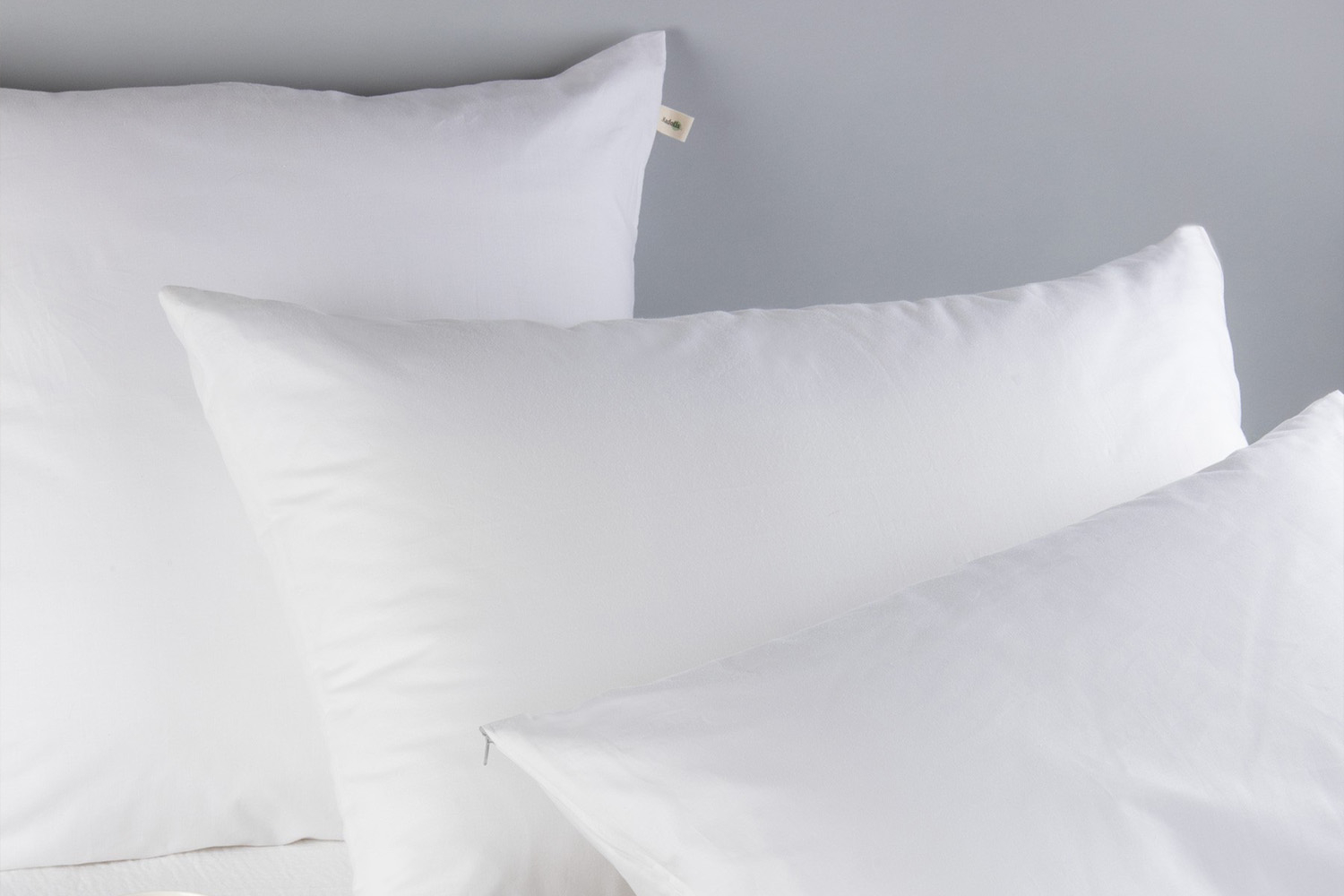 Oreiller avec une enveloppe en coton bio | Maison Aveni