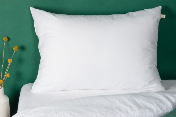 Oreiller avec une enveloppe en coton bio | Maison Aveni
