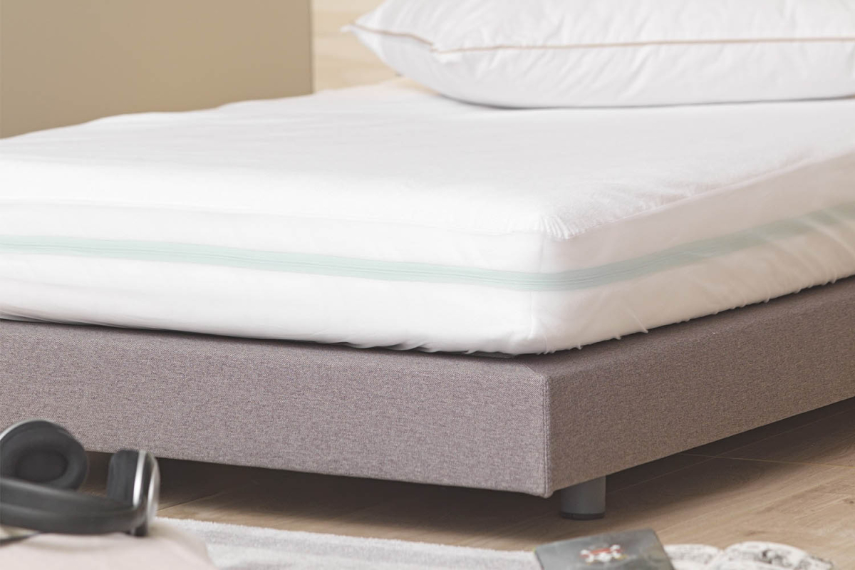 Protège matelas 1 place imperméable et respirant en coton |  Maison Aveni