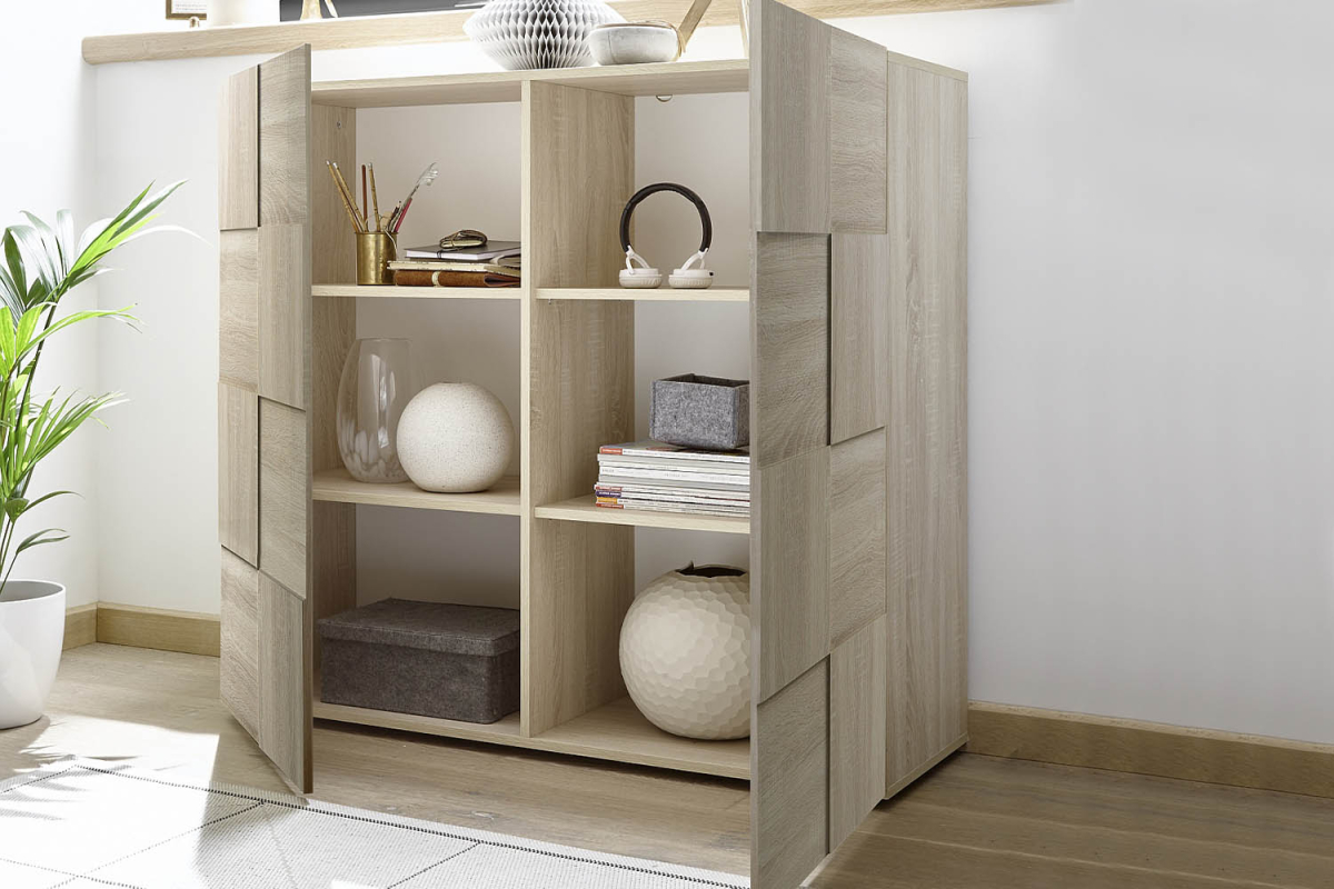 Buffet haut 2 portes 121 cm Calvi
