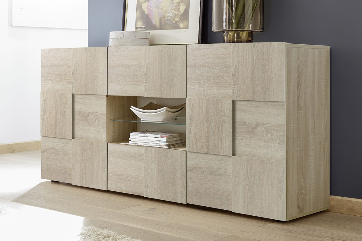 Buffet 2 portes 2 tiroirs 181 cm Calvi