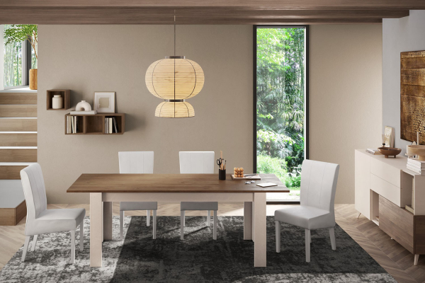 Table à manger avec rallonge 4-8 personnes Anvers
