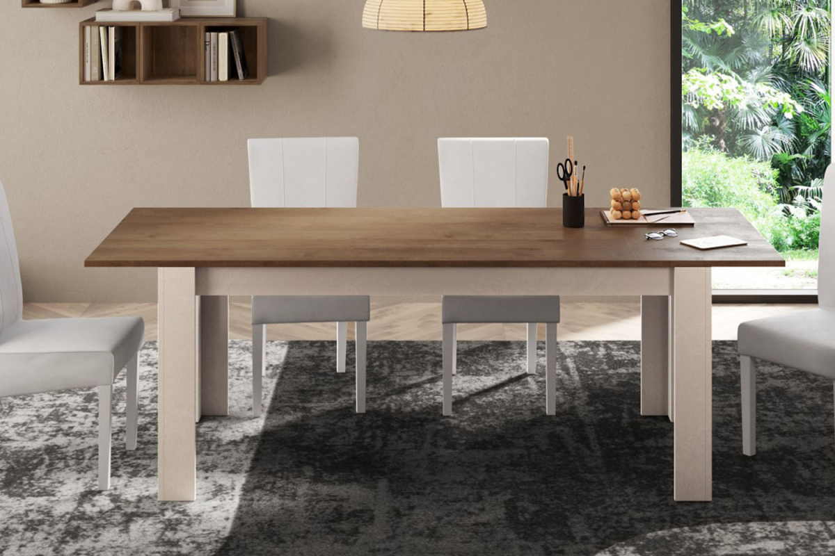 Table à manger avec rallonge 4-8 personnes Anvers