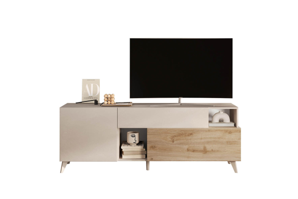Meuble TV 1 porte 2 tiroirs 180 cm Anvers