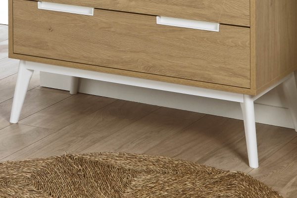 Commode 3 tiroirs en bois Arles