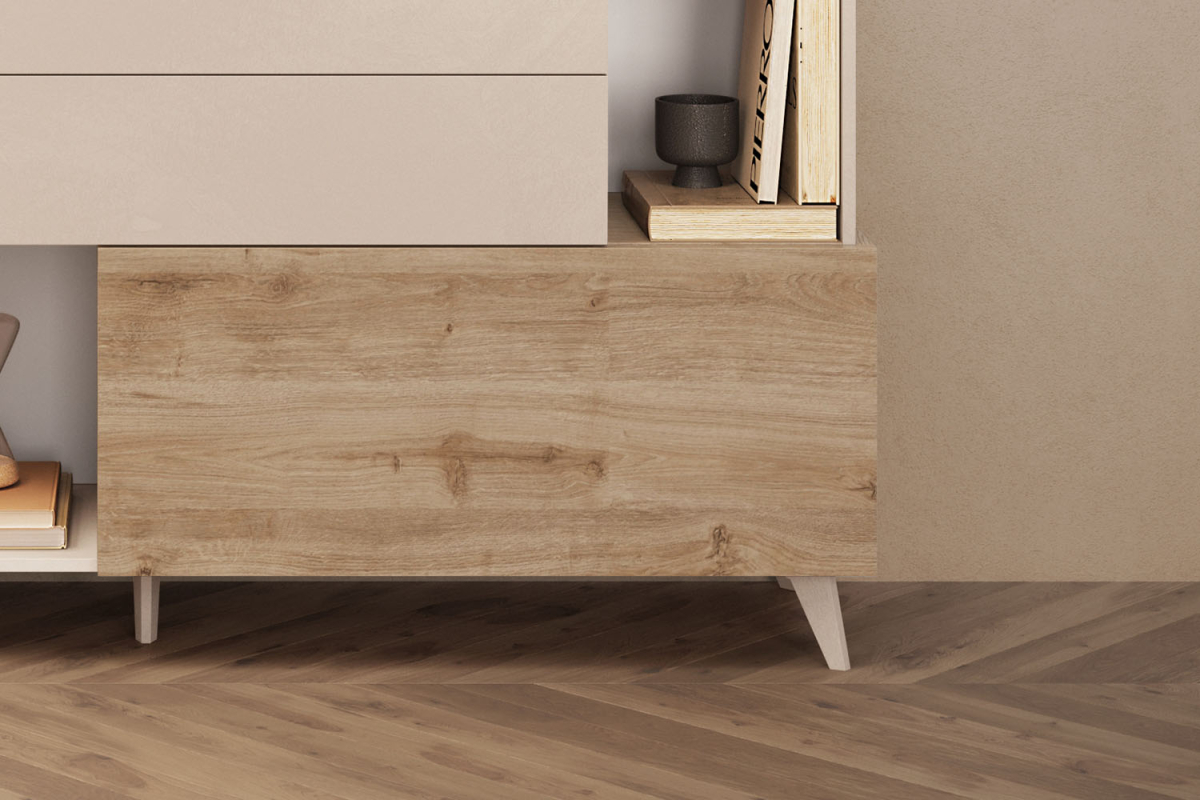Buffet 1 porte 3 tiroirs 180 cm Anvers