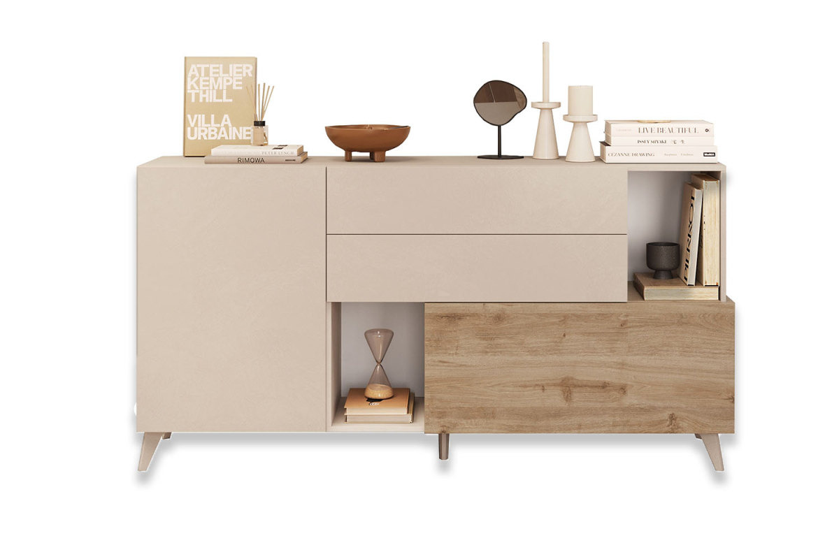 Buffet 1 porte 3 tiroirs 180 cm Anvers