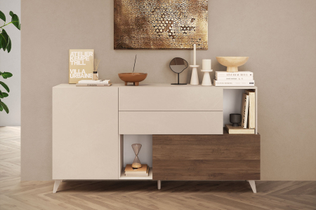 Buffet 1 porte 3 tiroirs 180 cm Anvers